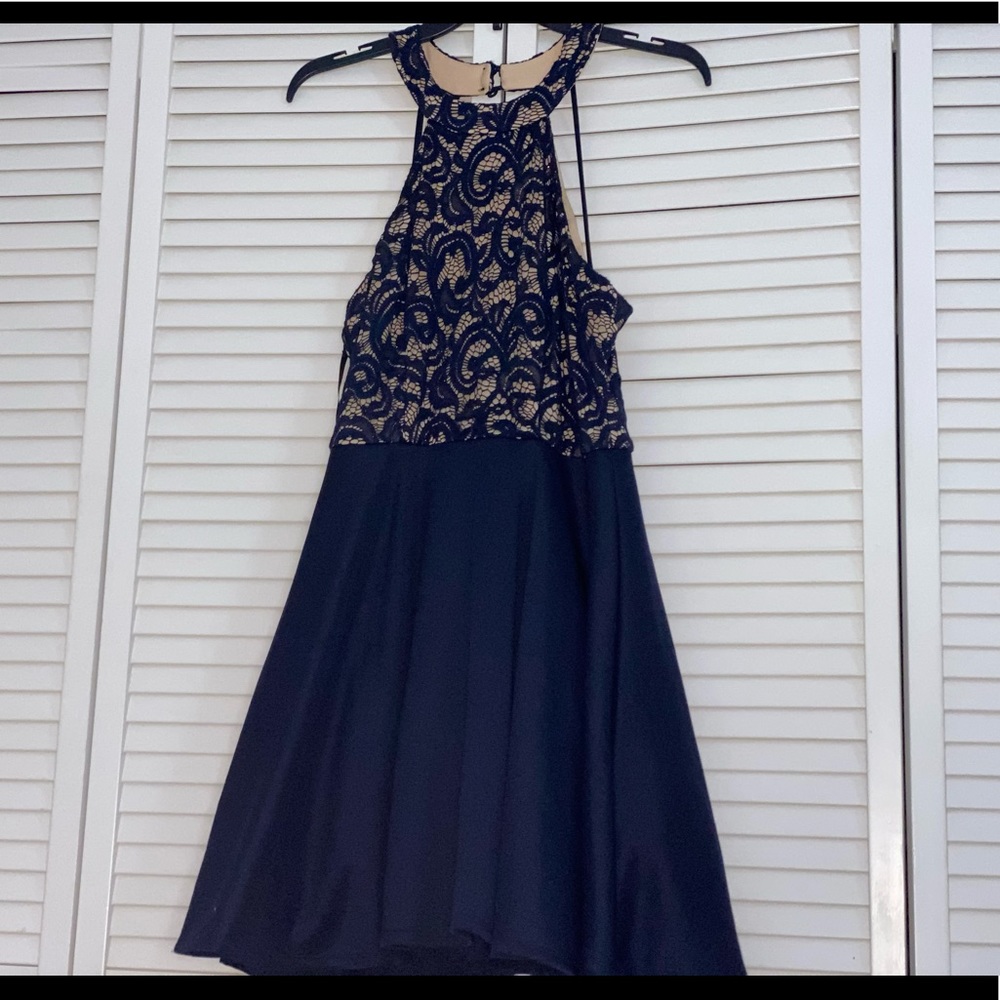 Navy blue dress